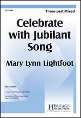 Celebrate with Jubilant Song Three-Part Mixed choral sheet music cover